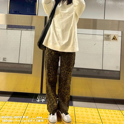 Pants/レオパードワイドパンツ ST/No.22264
