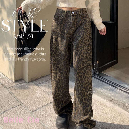 Pants/レオパードワイドパンツ ST/No.22264