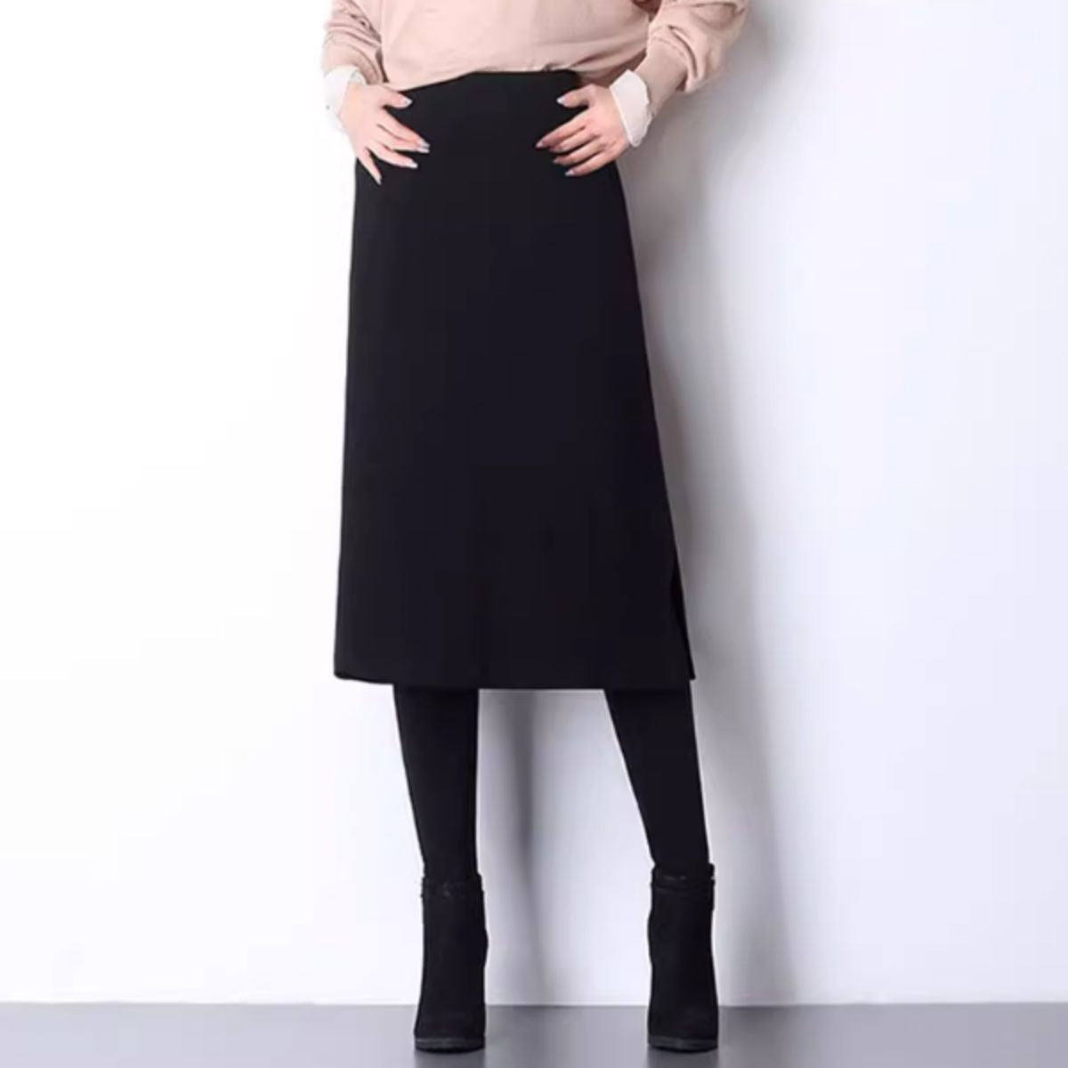 Pants/裏起毛スカートレギンス ST/No.22276