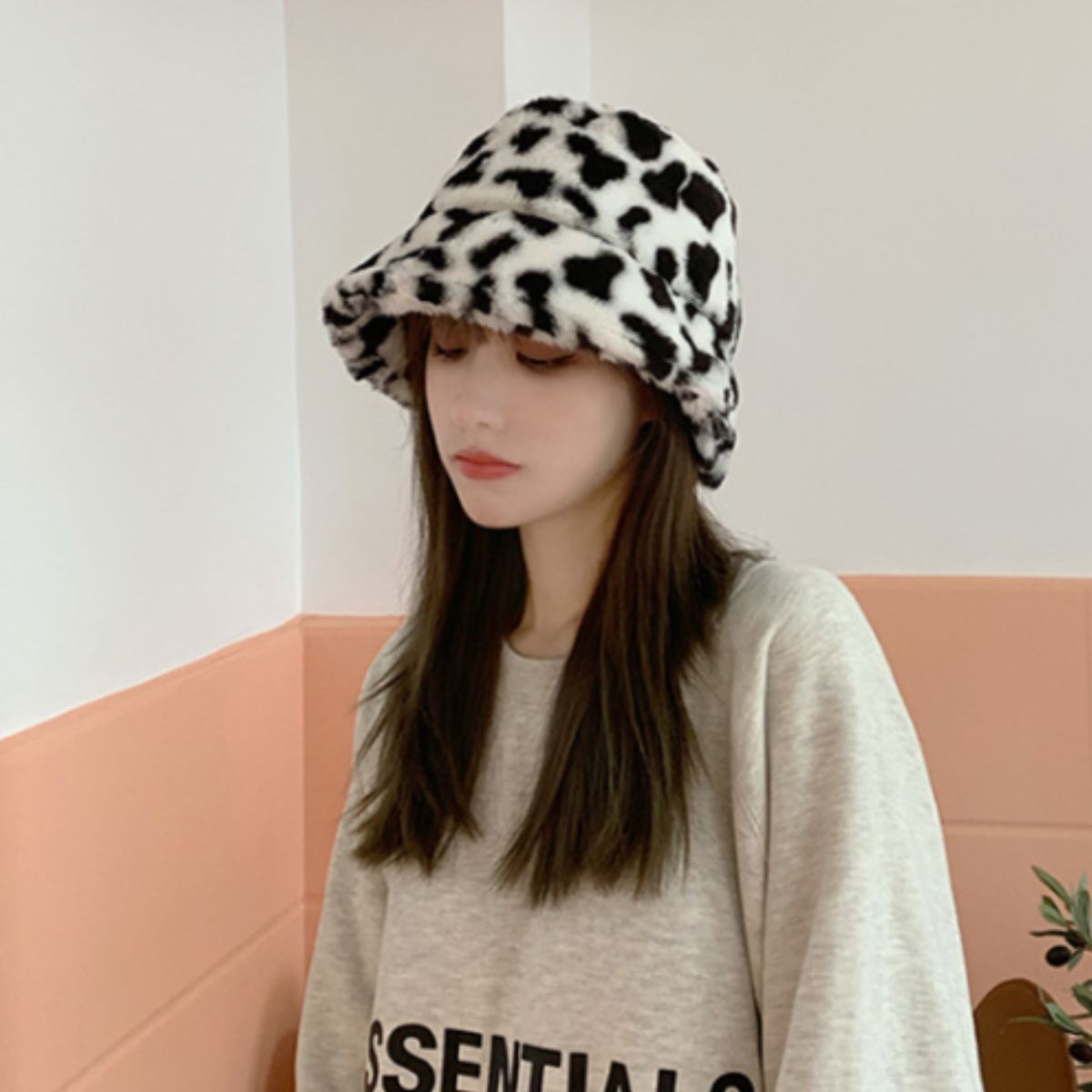 Hat/ファーバケットハット ST/No.22287
