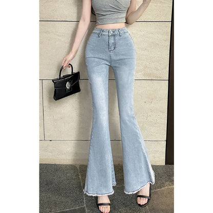 Pants/バックリボンフレアデニム ST/No.22293