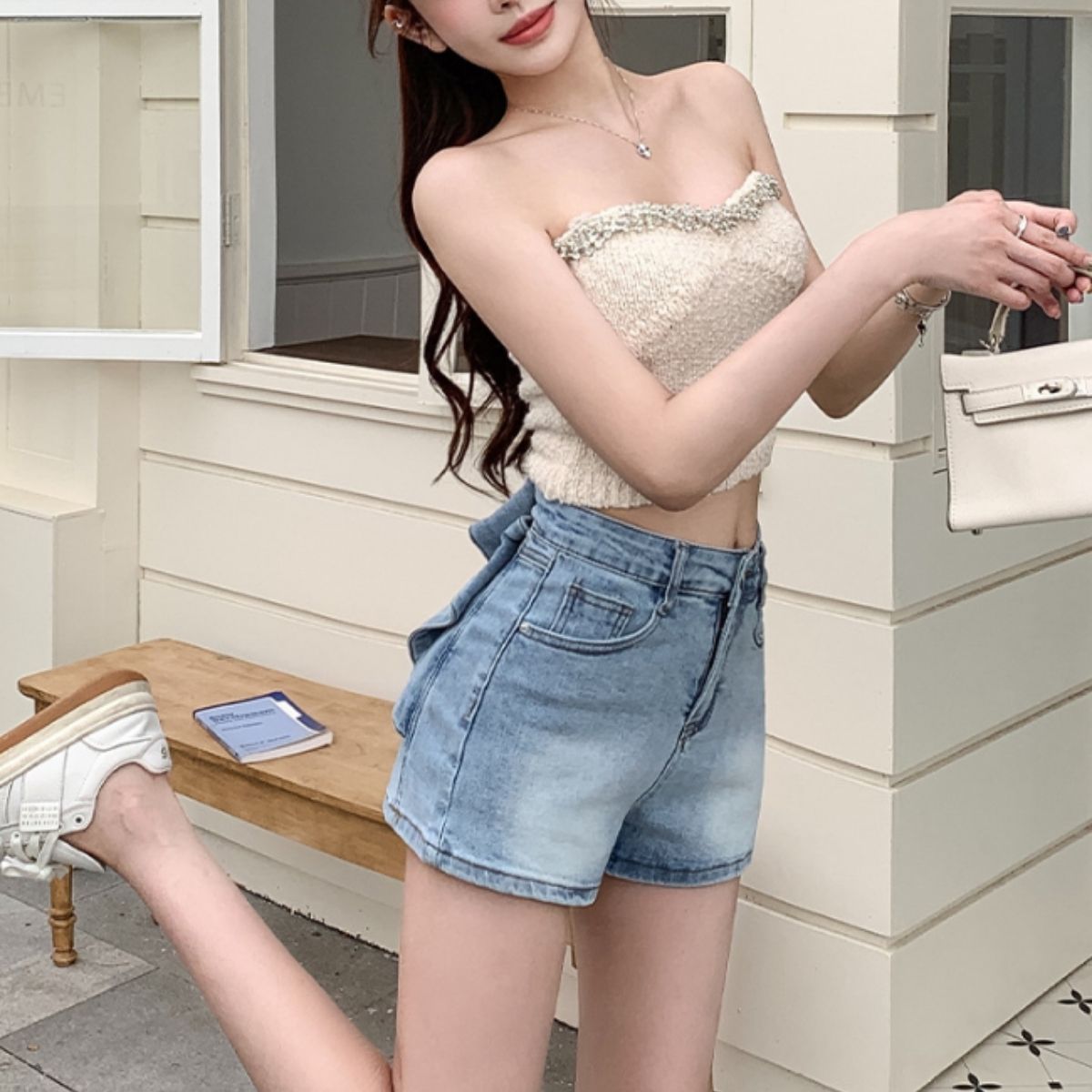 Pants/バックリボンショートパンツ ST/No.22294
