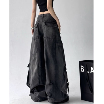 Pants/エッジラインワイドデニムパンツ ST/No.22296