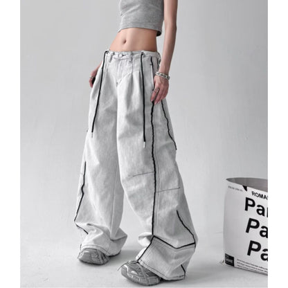 Pants/裏配色バイカラーデニムパンツ ST/No.22301