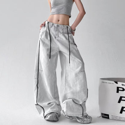 Pants/裏配色バイカラーデニムパンツ ST/No.22301