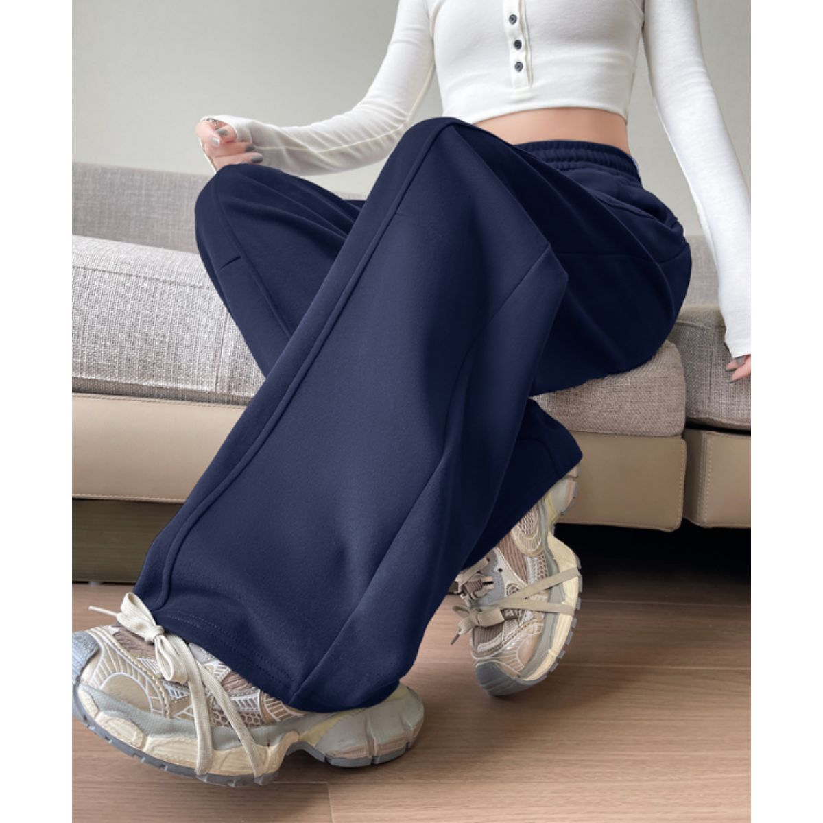 Pants/ワイドスウェットパンツ ST/No.22302