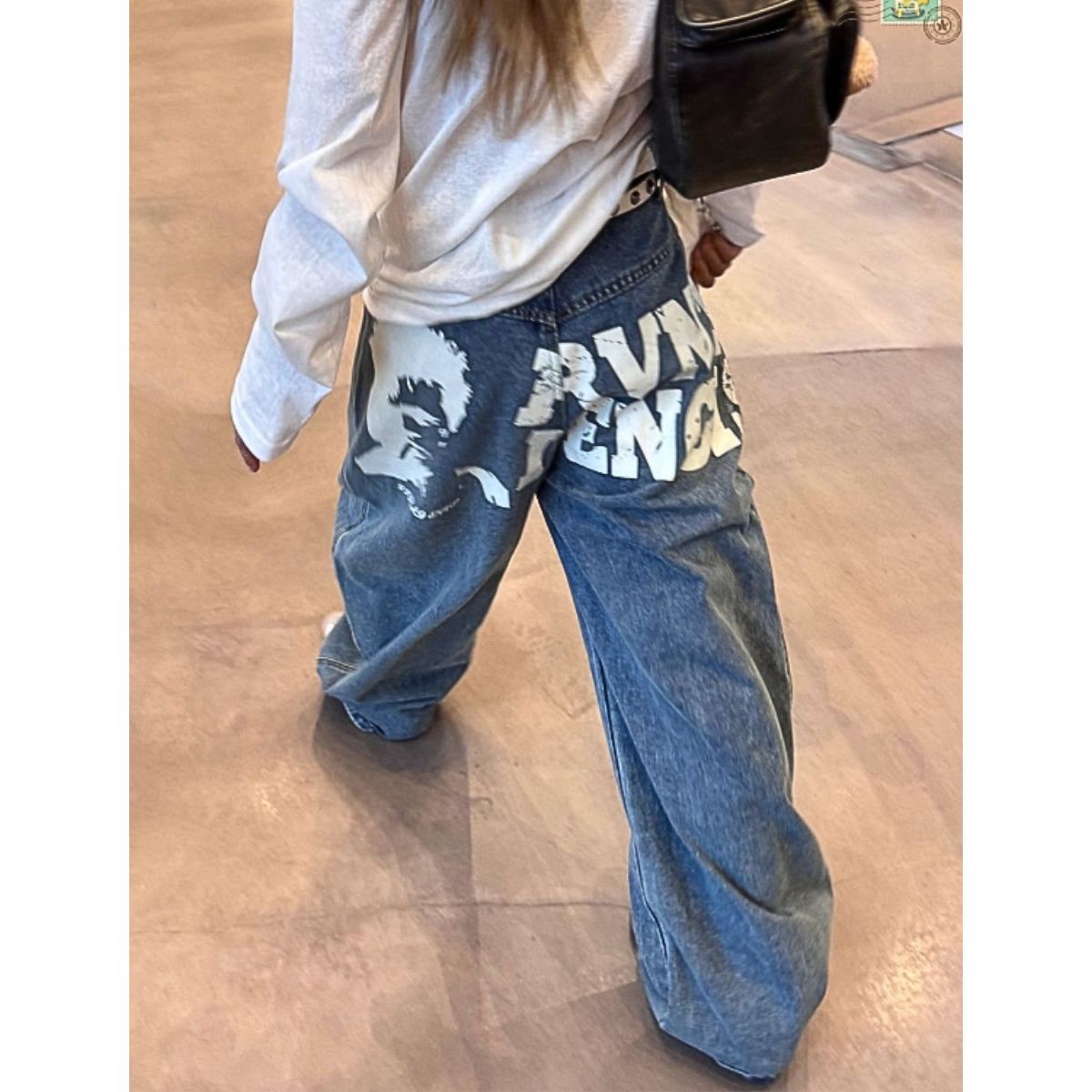 Pants/バックプリントデニムパンツ ST/No.22303