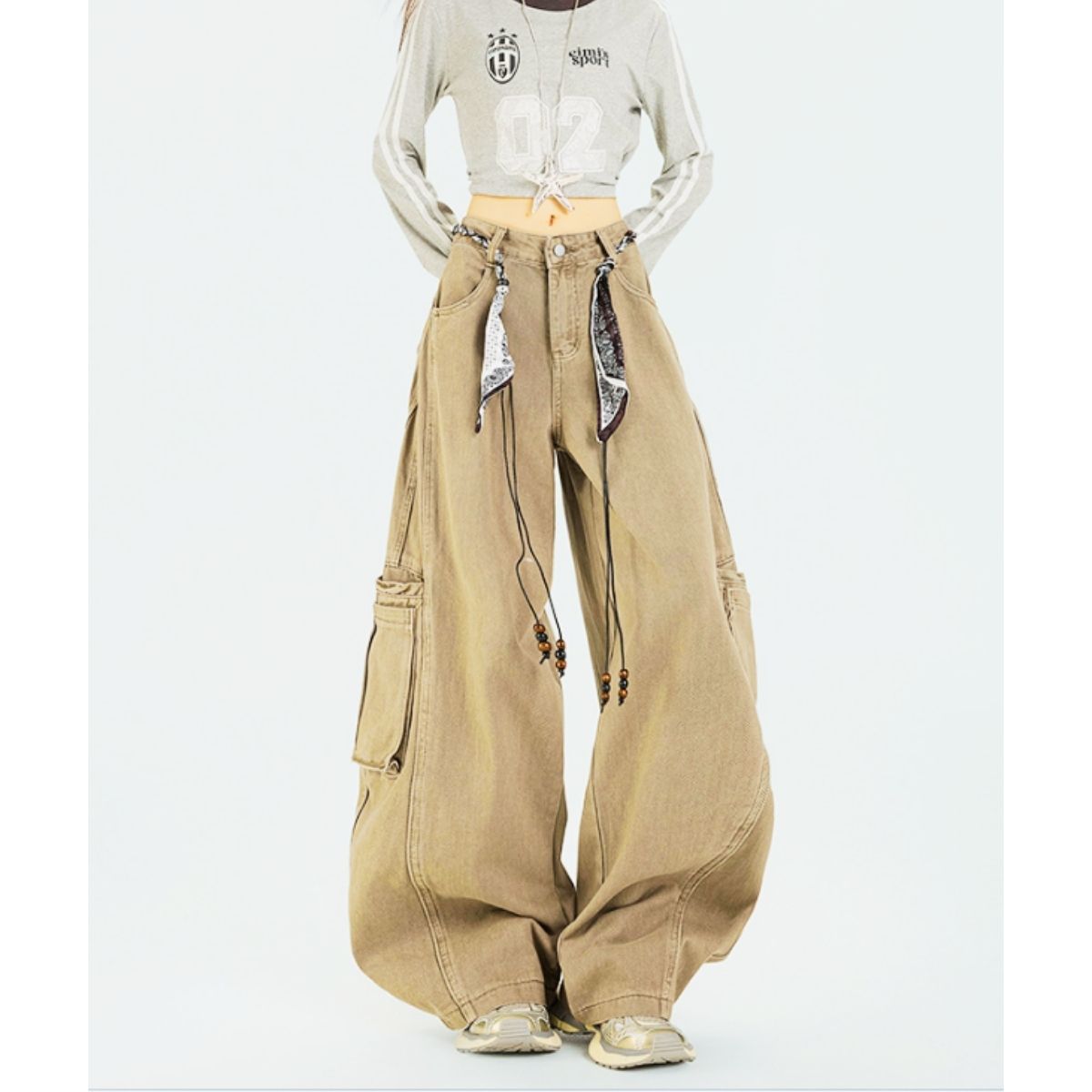 Pants/Y2Kワイドカーゴパンツ ST/No.22306