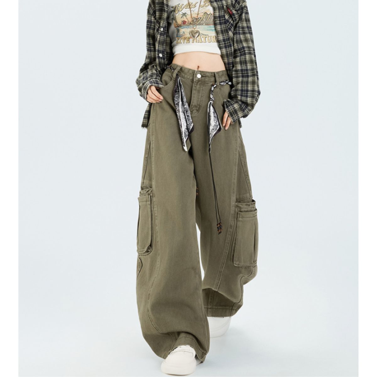 Pants/Y2Kワイドカーゴパンツ ST/No.22306