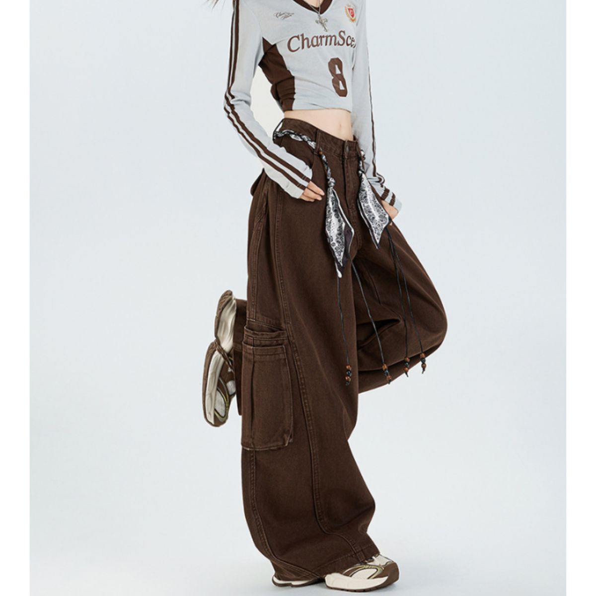 Pants/Y2Kワイドカーゴパンツ ST/No.22306