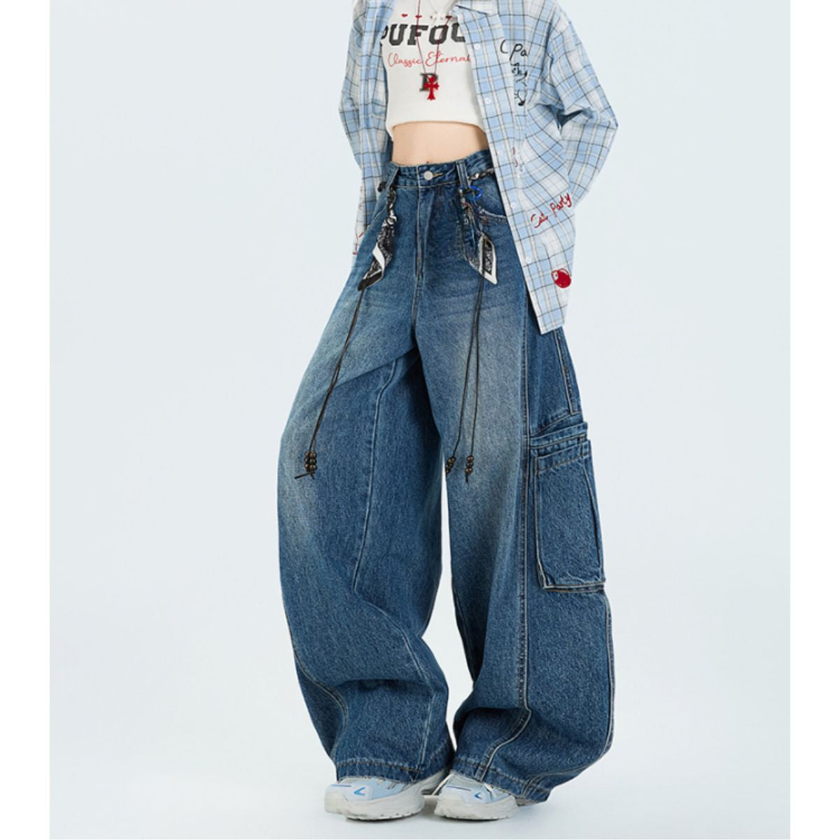 Pants/Y2Kワイドカーゴパンツ ST/No.22306