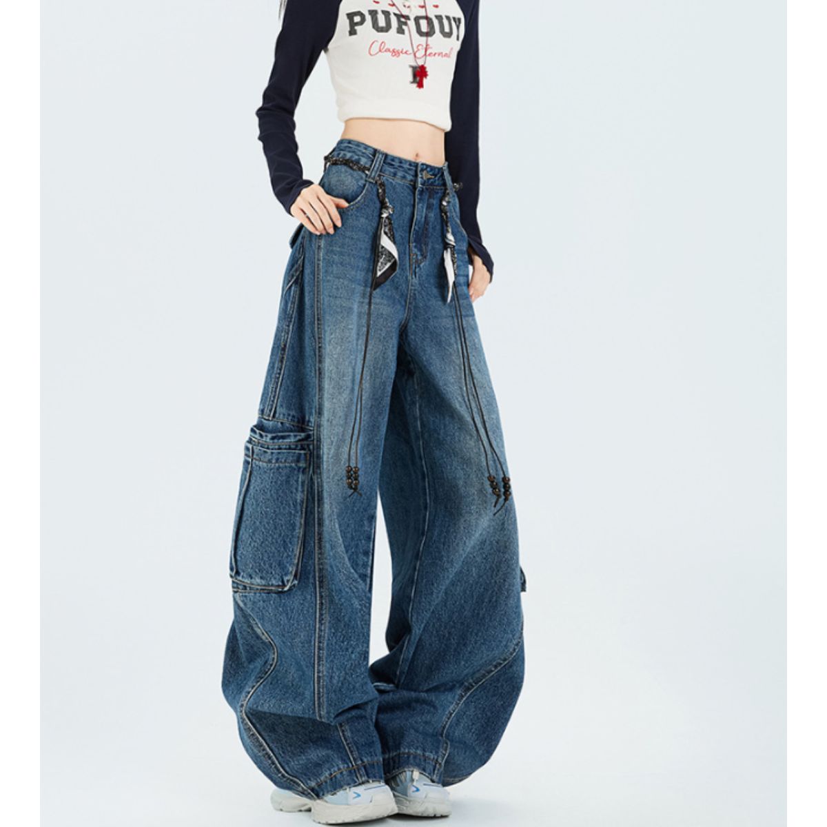 Pants/Y2Kワイドカーゴパンツ ST/No.22306