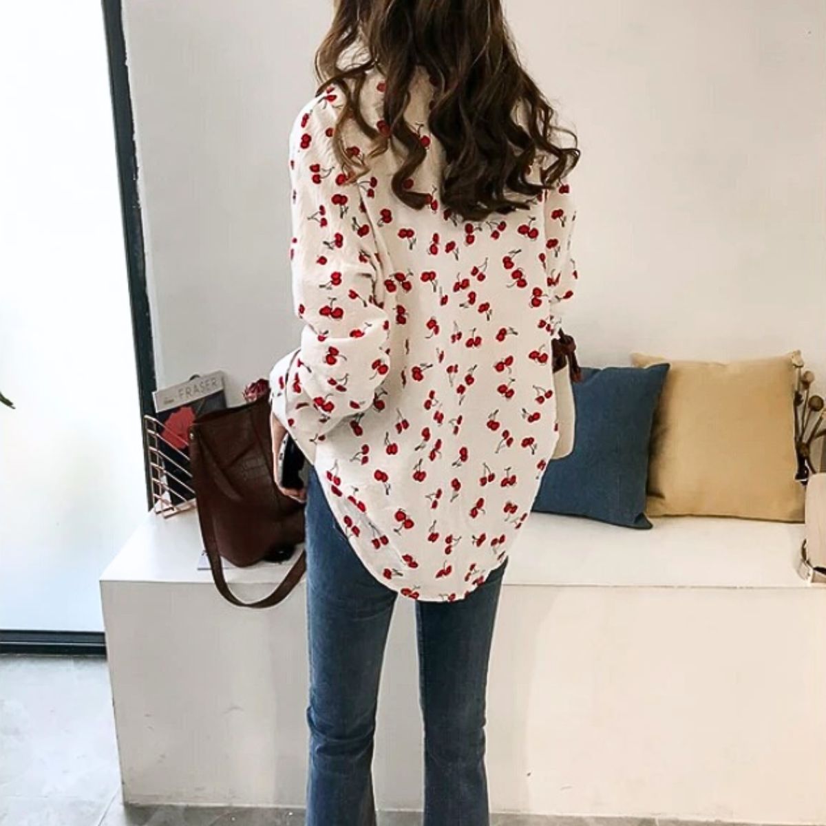 Shirts/チェリー総柄シャツ ST/No.22313