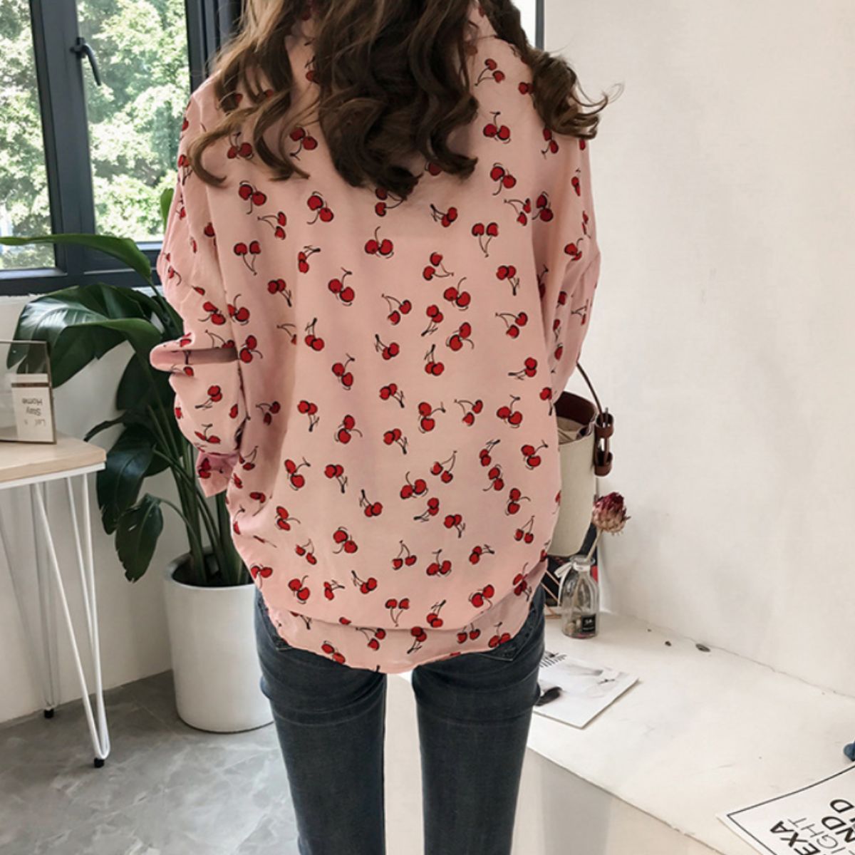 Shirts/チェリー総柄シャツ ST/No.22313