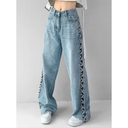 Pants/サイド編みデニムパンツ ST/No.22314