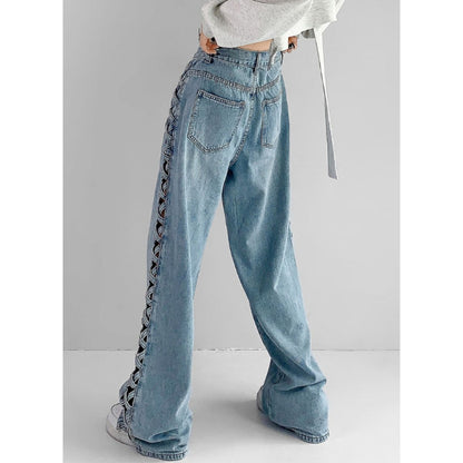 Pants/サイド編みデニムパンツ ST/No.22314