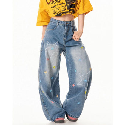 Pants/スター刺繍デニムパンツ ST/No.22315