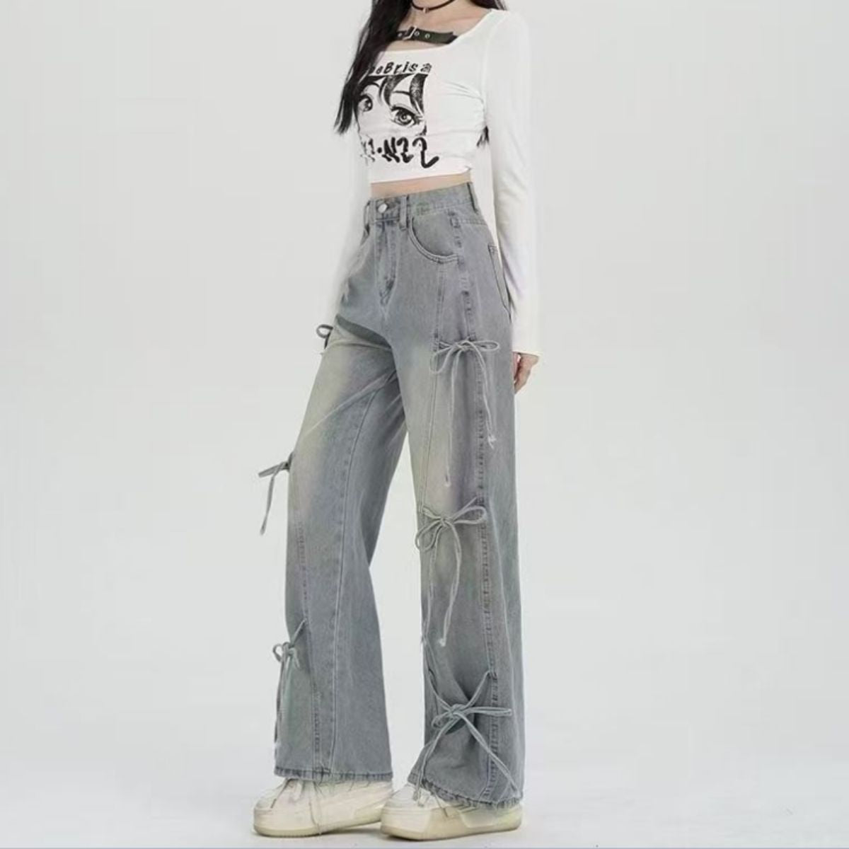 Pants/サイドリボンデニム ST/No.22316