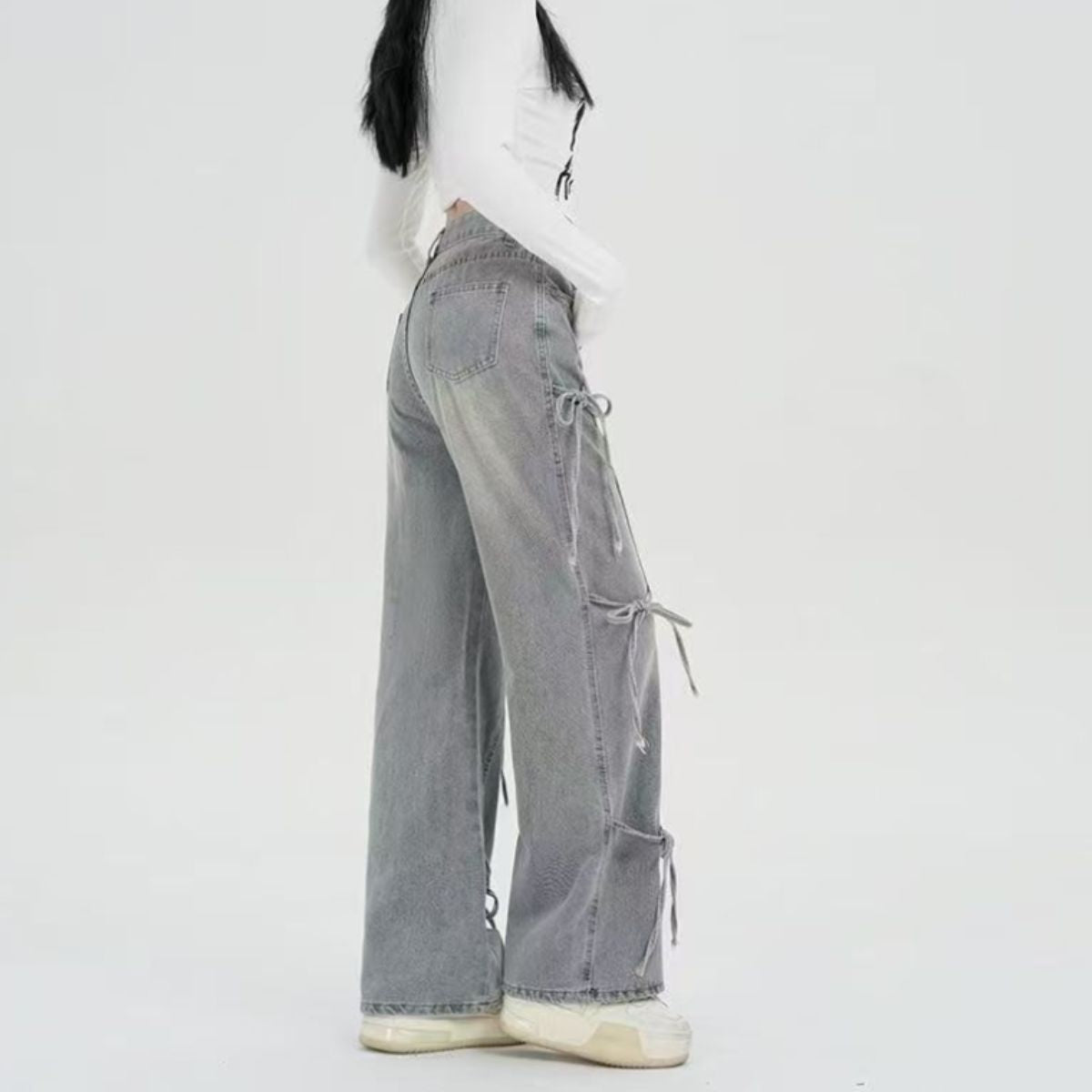 Pants/サイドリボンデニム ST/No.22316
