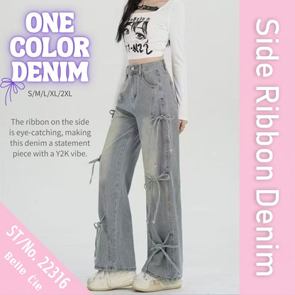 Pants/サイドリボンデニム ST/No.22316