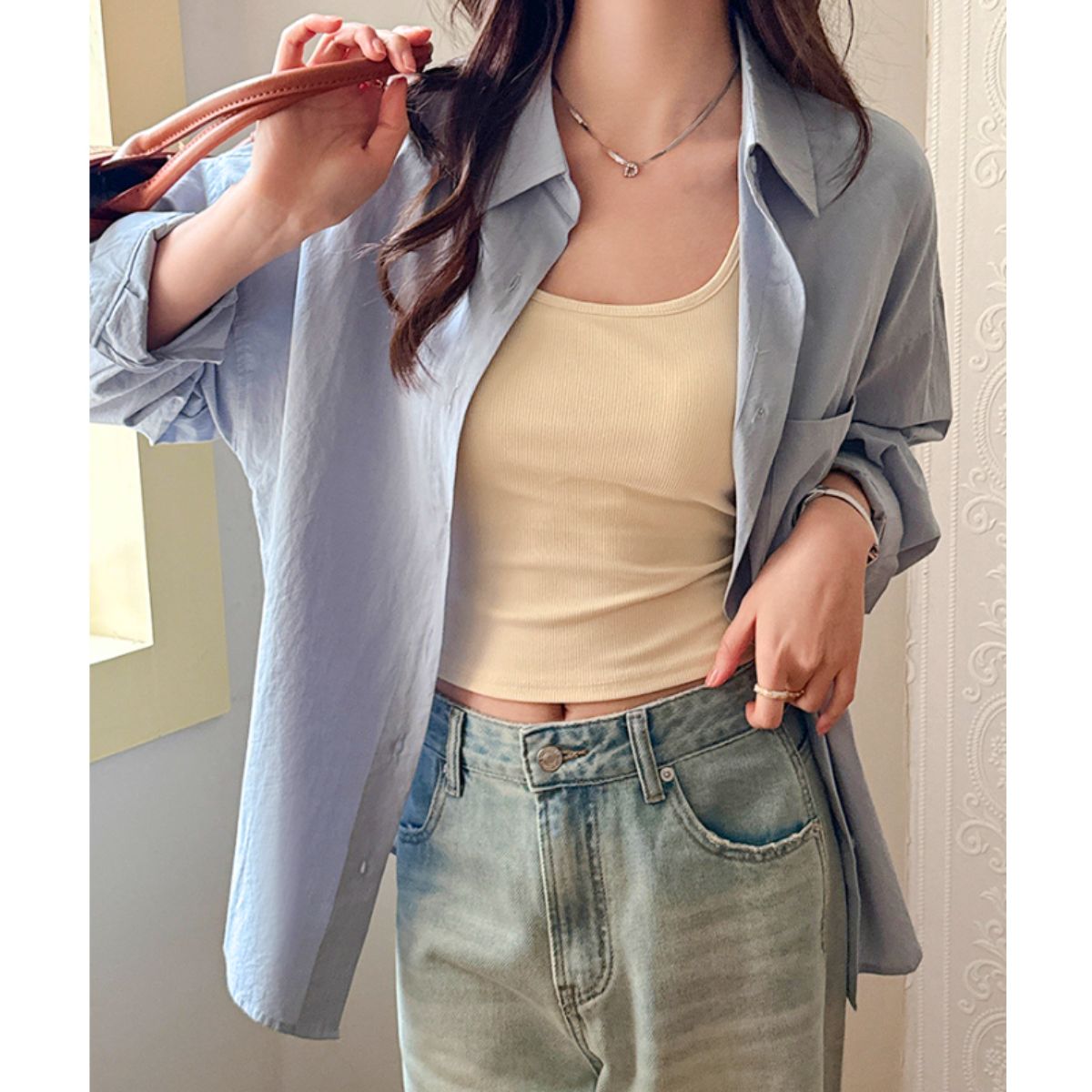 Shirts/オーバーサイズカラーシャツ ST/No.22317