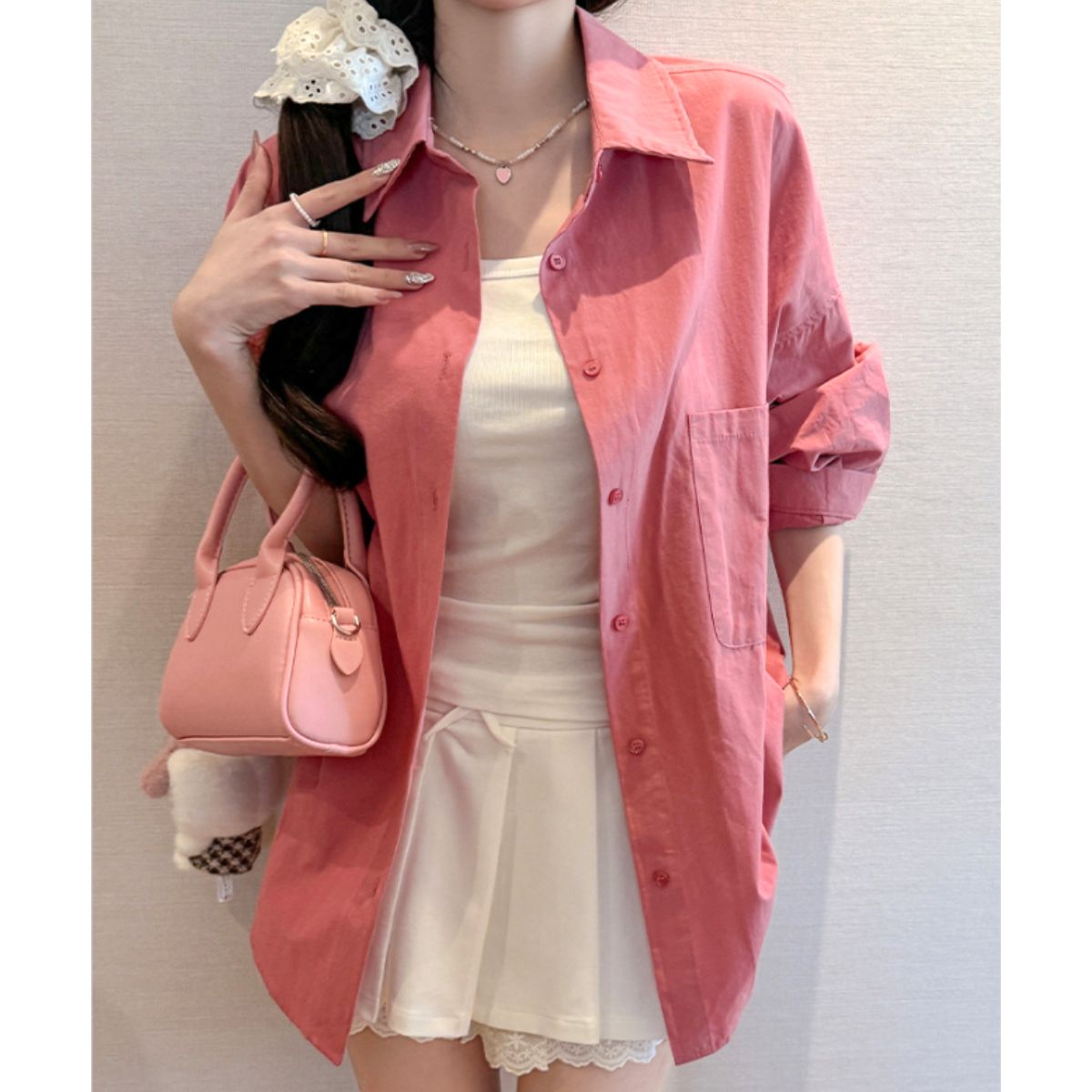 Shirts/オーバーサイズカラーシャツ ST/No.22317