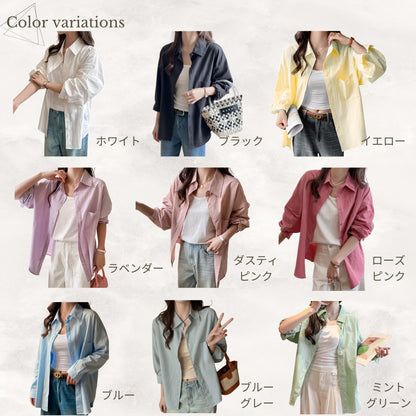 Shirts/オーバーサイズカラーシャツ ST/No.22317