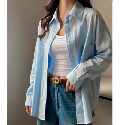 Shirts/オーバーサイズカラーシャツ ST/No.22317