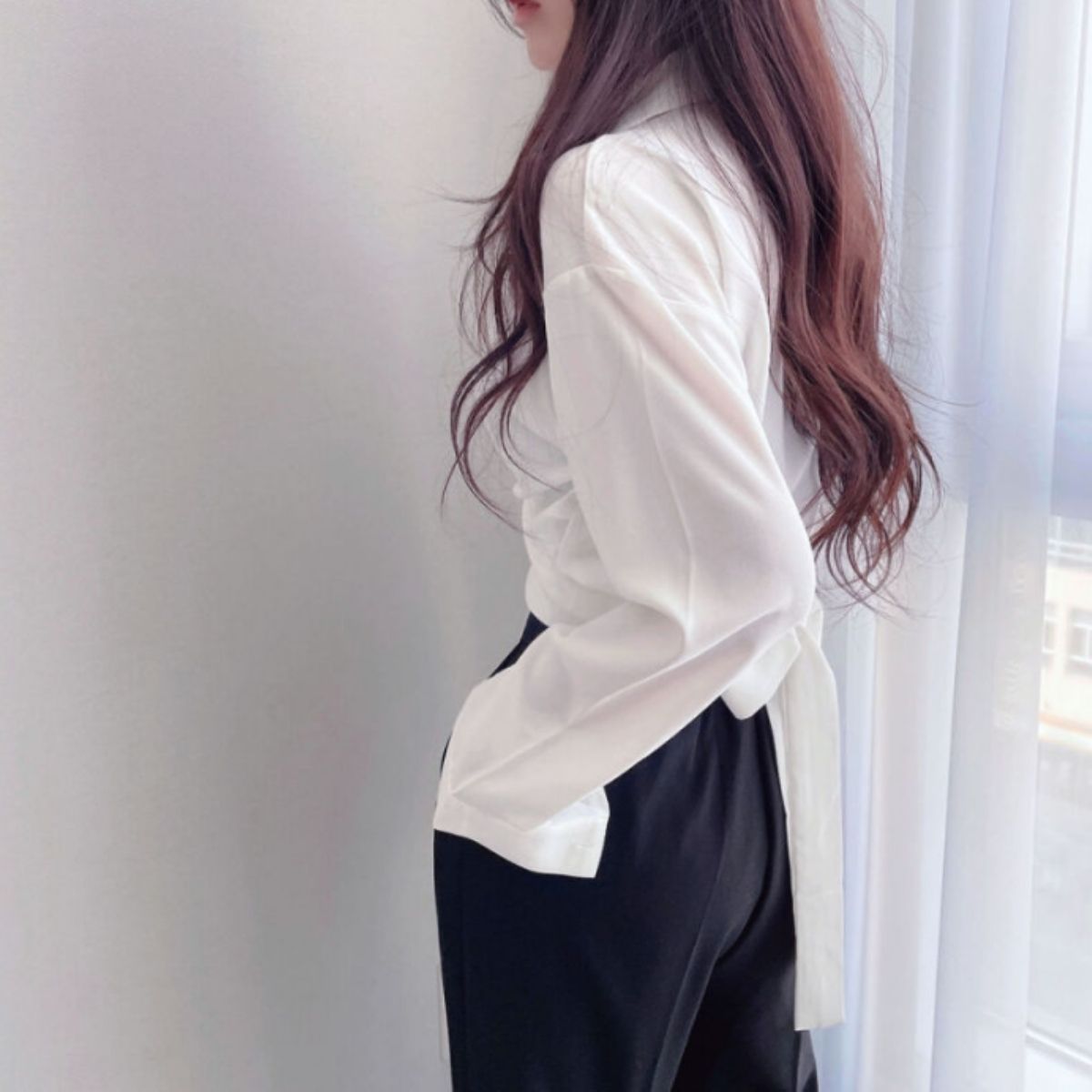 Blouse/バックリボンカシュクールブラウス ST/No.22318 – Belle Ćie