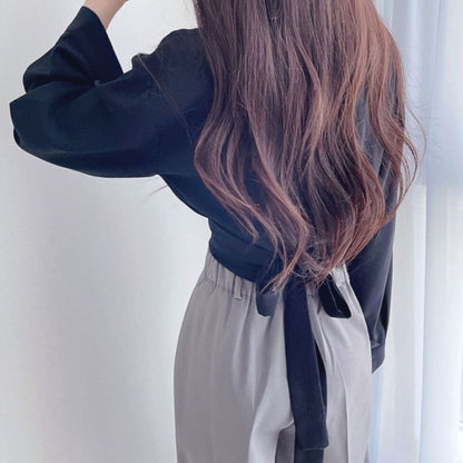 Blouse/バックリボンカシュクールブラウス ST/No.22318