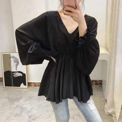 Blouse/ペプラムフレアブラウス ST/No.22319