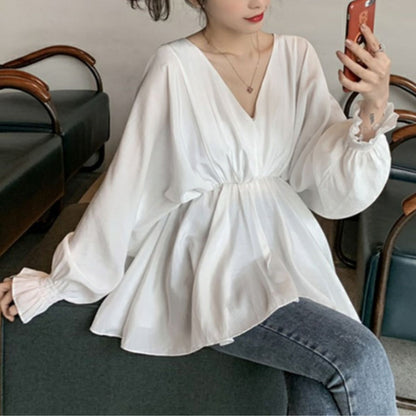 Blouse/ペプラムフレアブラウス ST/No.22319