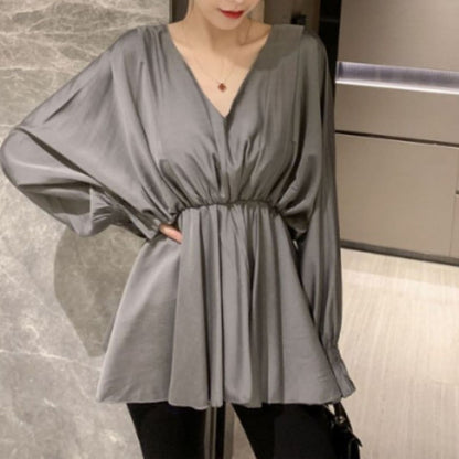 Blouse/ペプラムフレアブラウス ST/No.22319