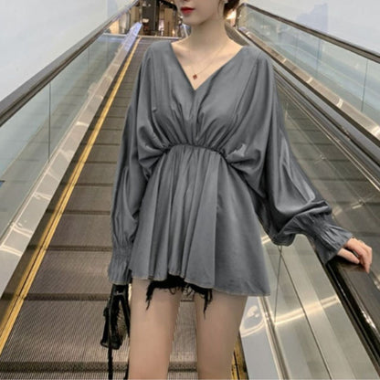 Blouse/ペプラムフレアブラウス ST/No.22319