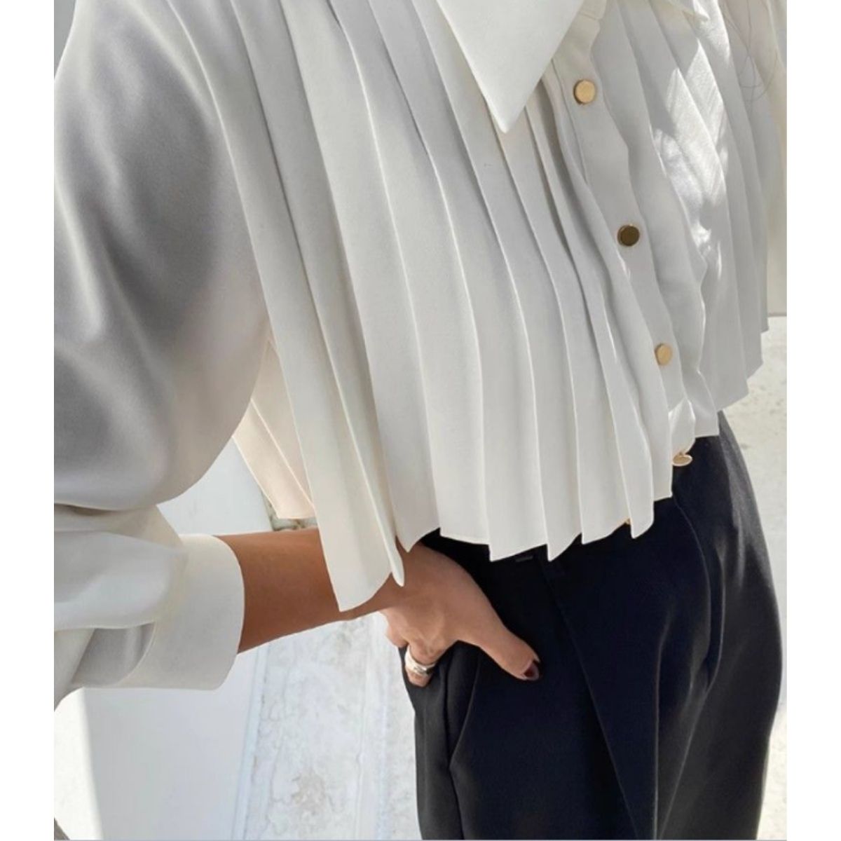 Shirts/プリーツデザインシャツ ST/No.22320