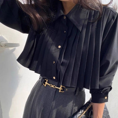 Shirts/プリーツデザインシャツ ST/No.22320