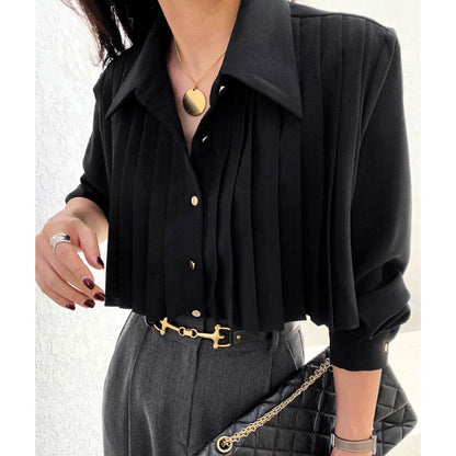 Shirts/プリーツデザインシャツ ST/No.22320