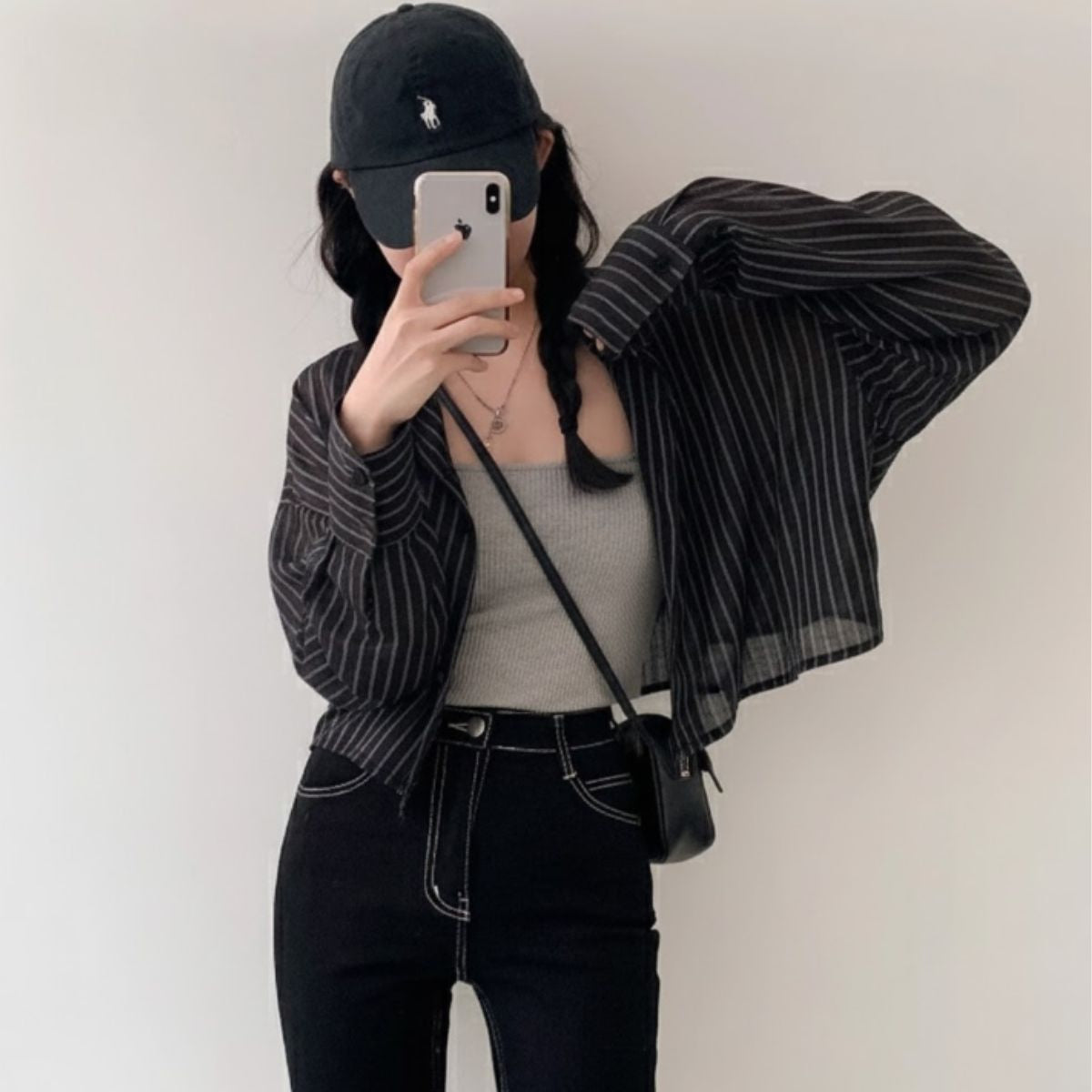 Shirts/ストライプシアーショートシャツ ST/No.22327