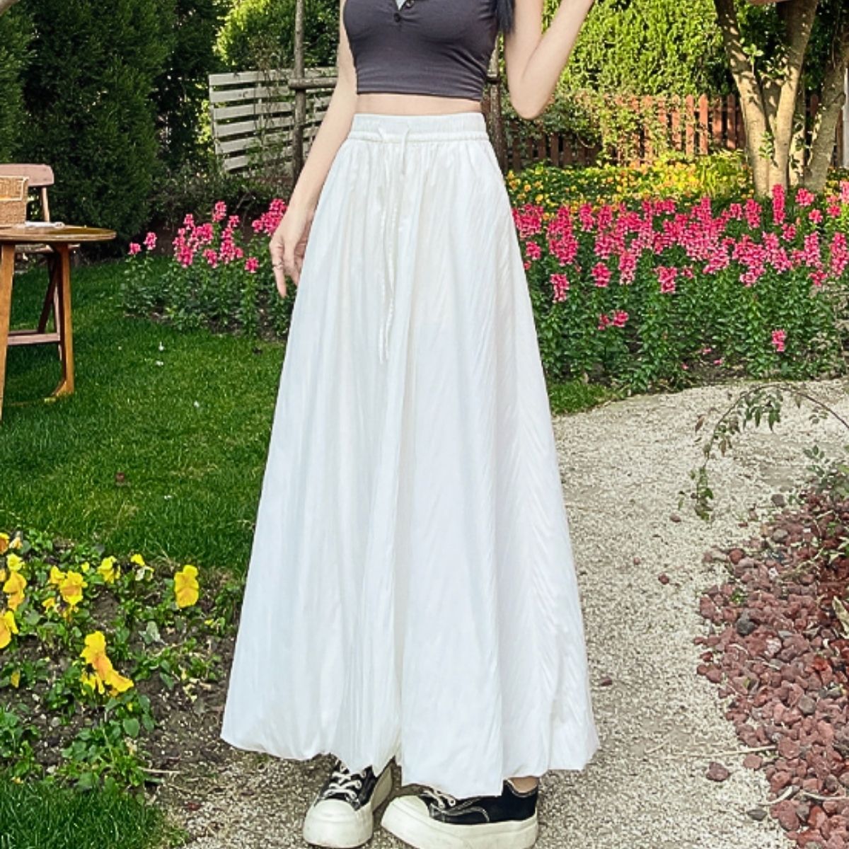 Skirt/バルーンロングカラースカート ST/No.22328