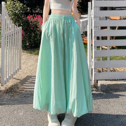 Skirt/バルーンロングカラースカート ST/No.22328