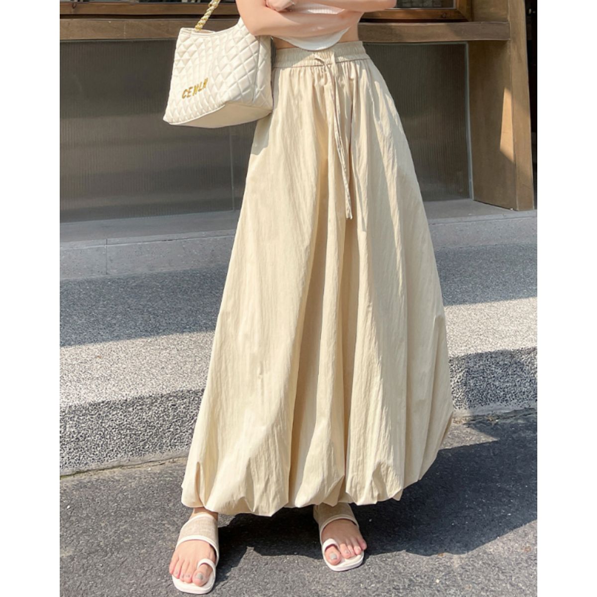 Skirt/バルーンロングカラースカート ST/No.22328