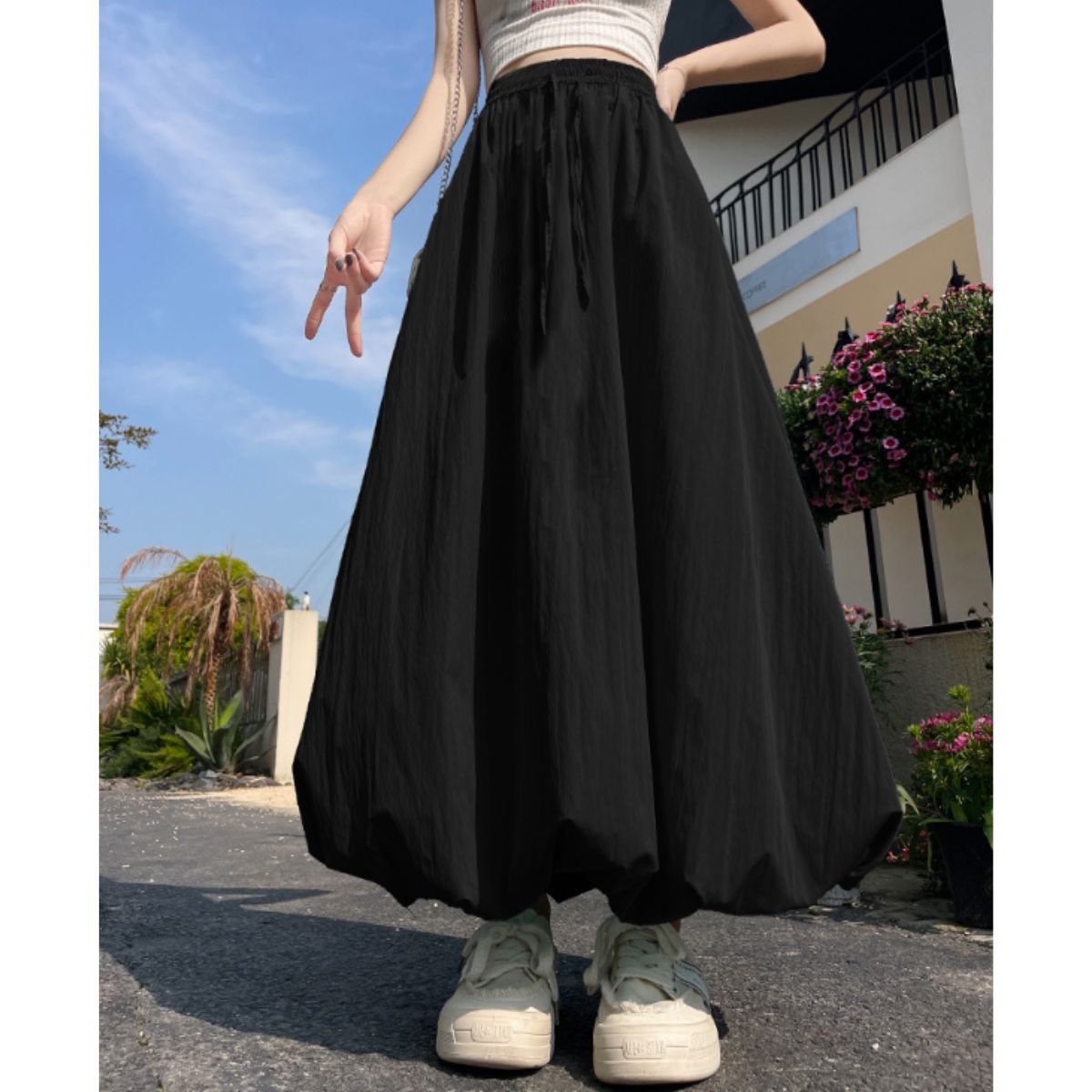 Skirt/バルーンロングカラースカート ST/No.22328