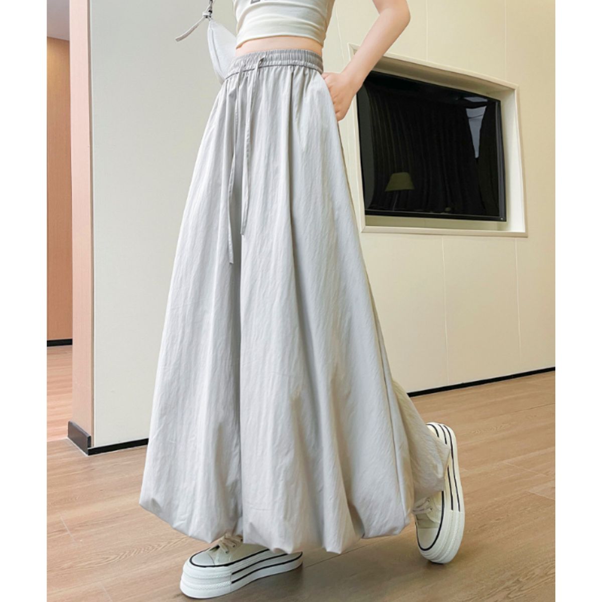 Skirt/バルーンロングカラースカート ST/No.22328