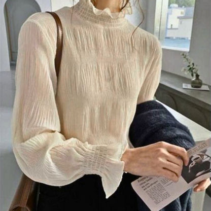 Tops/シャーリングシアーブラウス ST/No.22329