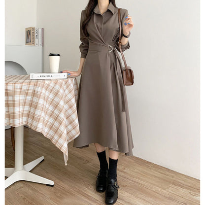 Dress/ウエストマークAラインワンピース ST/No.22339