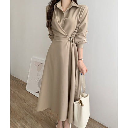 Dress/ウエストマークAラインワンピース ST/No.22339