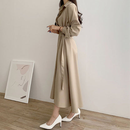 Dress/ウエストマークAラインワンピース ST/No.22339