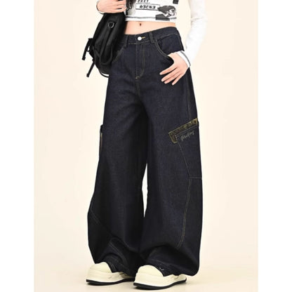 Pants/レオパード配色デニムカーブパンツ ST/No.22342