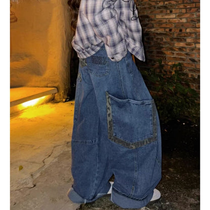 Pants/レオパード配色デニムカーブパンツ ST/No.22342