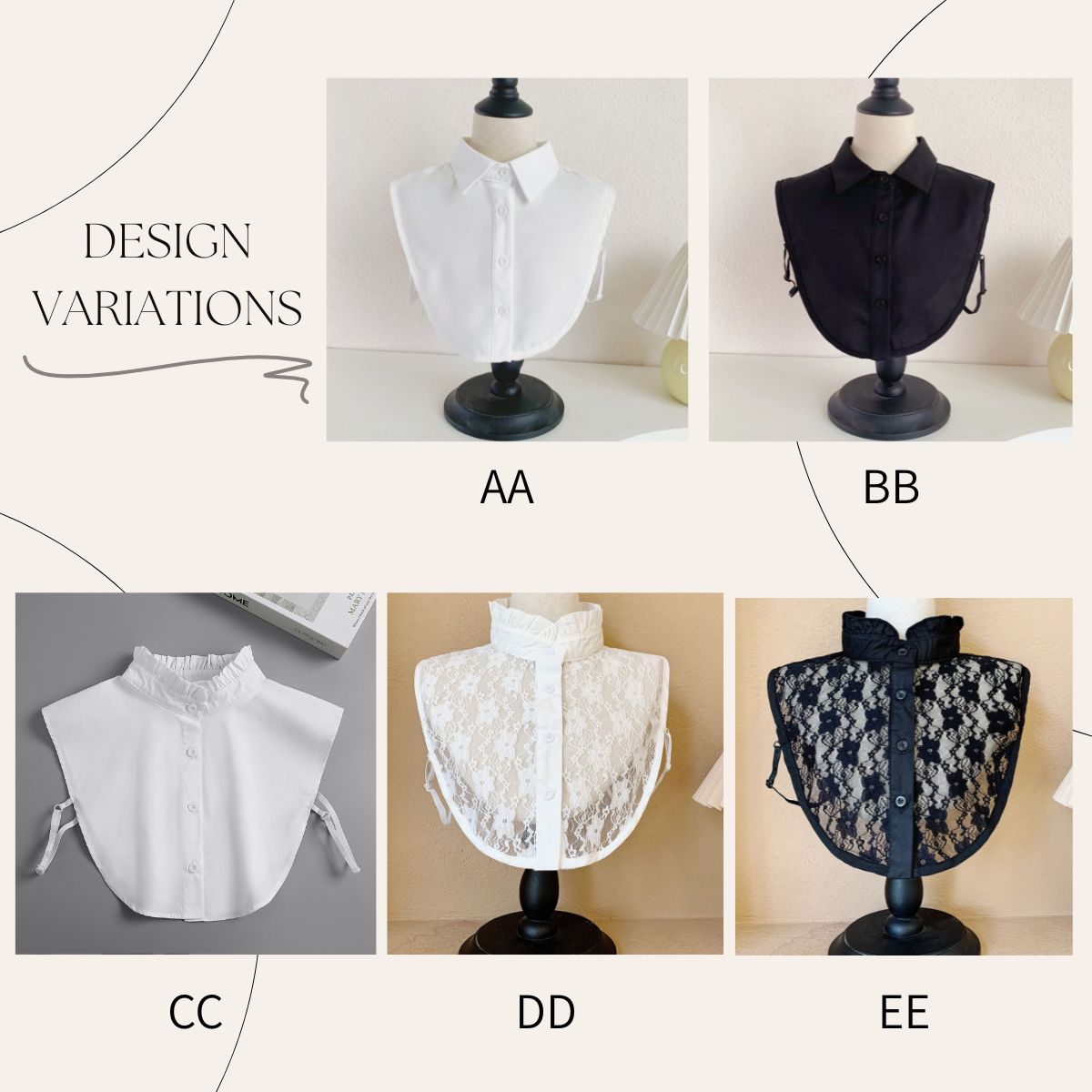 Shirts/フェイクレイヤードシャツ付け襟 ST/No.22344